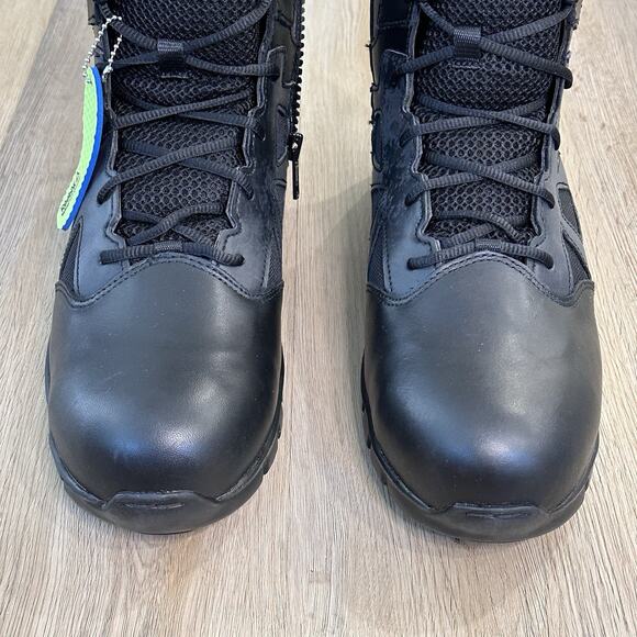 Reebok NEW Sublite Cushion Tactical Waterproof Men 11.5 Boots 8” Zipper Comp Toe main image 16